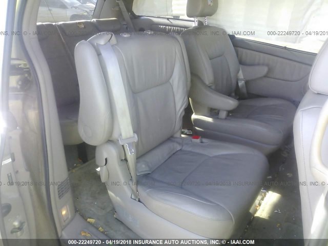 5TDBA22CX6S054808 - 2006 TOYOTA SIENNA XLE/XLE LIMITED GOLD photo 8