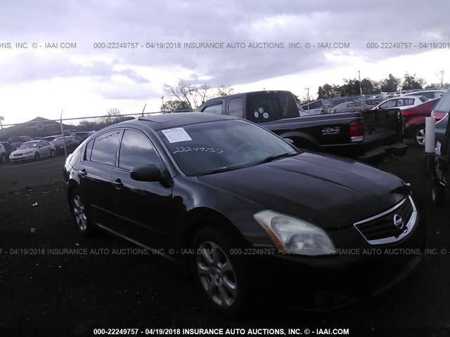 1N4BA41E97C804142 - 2007 NISSAN MAXIMA SE/SL BLACK photo 1