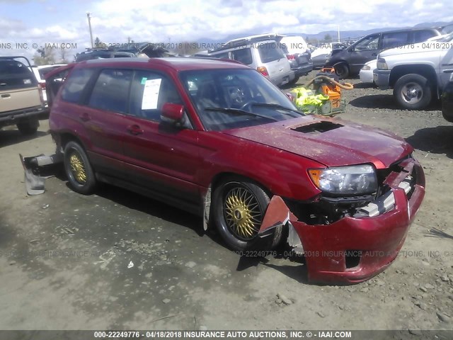 JF1SG66648G712412 - 2008 SUBARU FORESTER SPORTS 2.5X/SPORTS 2.5XT RED photo 1