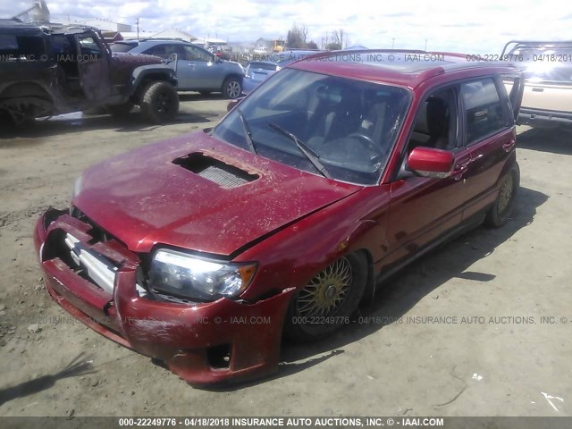 JF1SG66648G712412 - 2008 SUBARU FORESTER SPORTS 2.5X/SPORTS 2.5XT RED photo 2