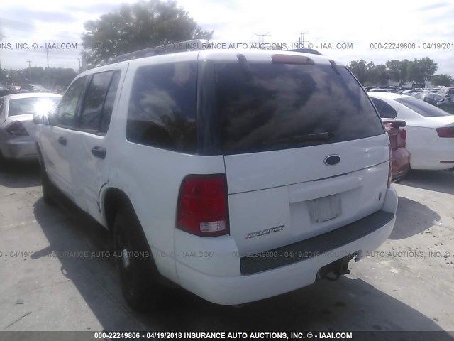1FMZU63W04UA48574 - 2004 FORD EXPLORER XLT/XLT SPORT/NBX WHITE photo 3