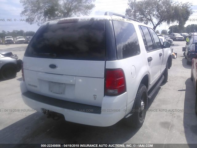 1FMZU63W04UA48574 - 2004 FORD EXPLORER XLT/XLT SPORT/NBX WHITE photo 4