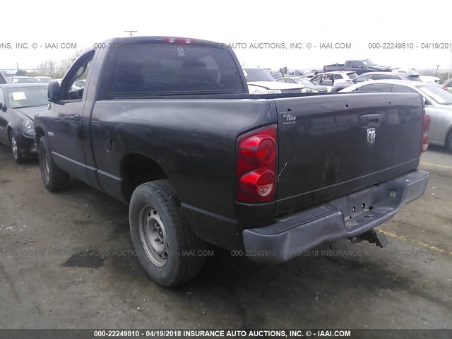 1D7HA16K88J157995 - 2008 DODGE RAM 1500 ST BLACK photo 3