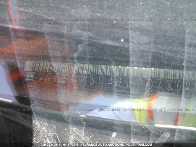 5GAER23D49J207862 - 2009 BUICK ENCLAVE CXL 白色 照片 9