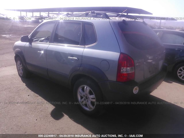 KM8JN12D17U521674 - 2007 HYUNDAI TUCSON SE/LIMITED TEAL photo 3