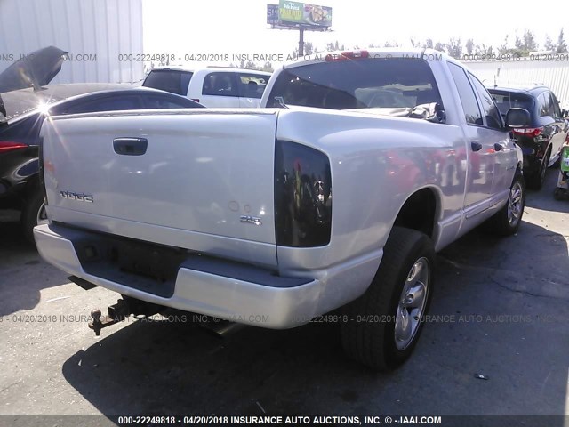 1D7HA18DX4S572156 - 2004 DODGE RAM 1500 ST/SLT SILVER photo 4