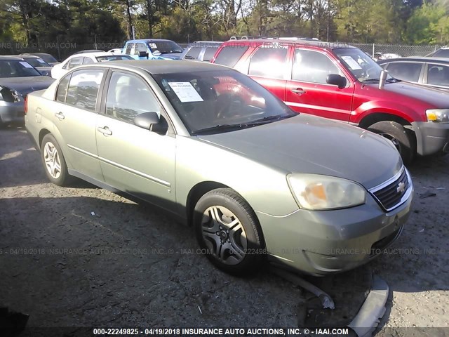 1G1ZS51806F212026 - 2006 CHEVROLET MALIBU LS 绿色 照片 1