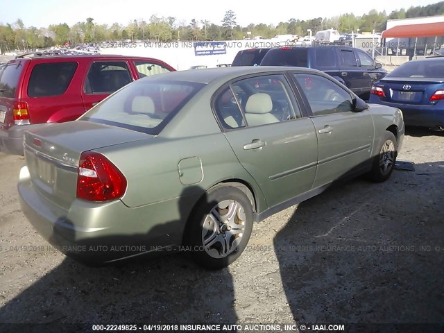 1G1ZS51806F212026 - 2006 CHEVROLET MALIBU LS 绿色 照片 4