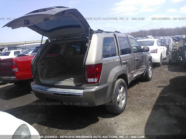 1J4HR58236C116502 - 2006 JEEP GRAND CHEROKEE LIMITED GOLD photo 4