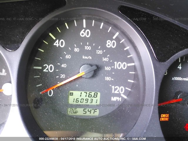 JF1SG65693H750268 - 2003 SUBARU FORESTER 2.5XS Tünd qırmızı foto 7