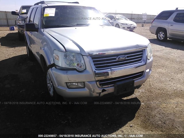 1FMEU6DE8AUA17413 - 2010 FORD EXPLORER XLT SILVER photo 6