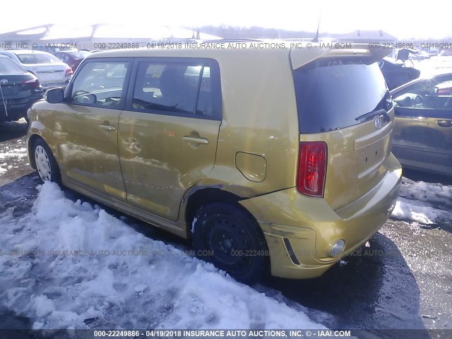 JTLKE50E581055430 - 2008 TOYOTA SCION XB ოქროსფერი ფოტო 3