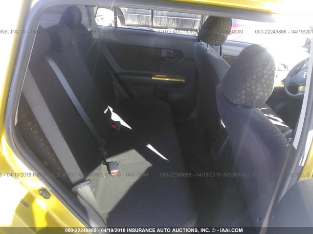JTLKE50E581055430 - 2008 TOYOTA SCION XB ოქროსფერი ფოტო 8