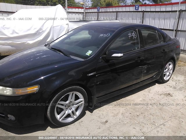 19UUA66247A010627 - 2007 ACURA TL BLACK photo 6