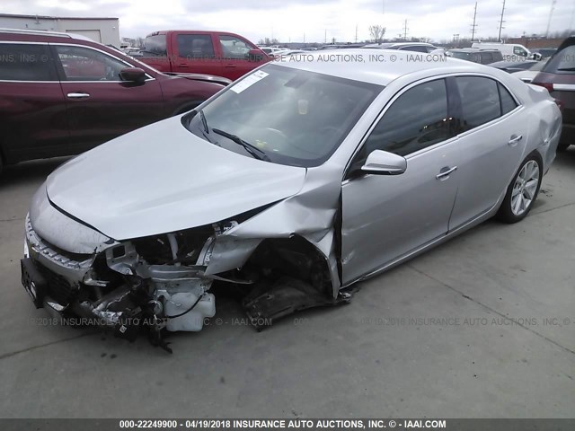 1G11F5SL5FF309663 - 2015 CHEVROLET MALIBU LTZ 银色 照片 2