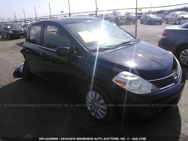 3N1BC11E38L350563 - 2008 NISSAN VERSA S/SL BLACK photo 1