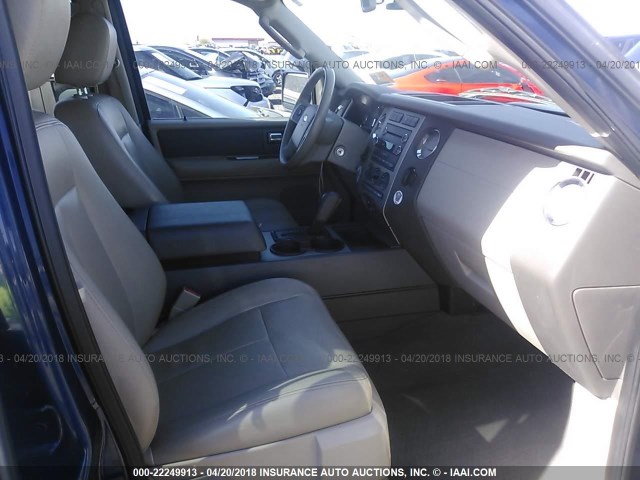 1FMFU15518LA61243 - 2008 FORD EXPEDITION XLT ლურჯი ფოტო 5