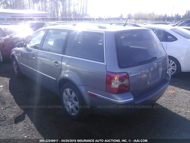 WVWWH63B53E076064 - 2003 VOLKSWAGEN PASSAT GLX 灰色 照片 3