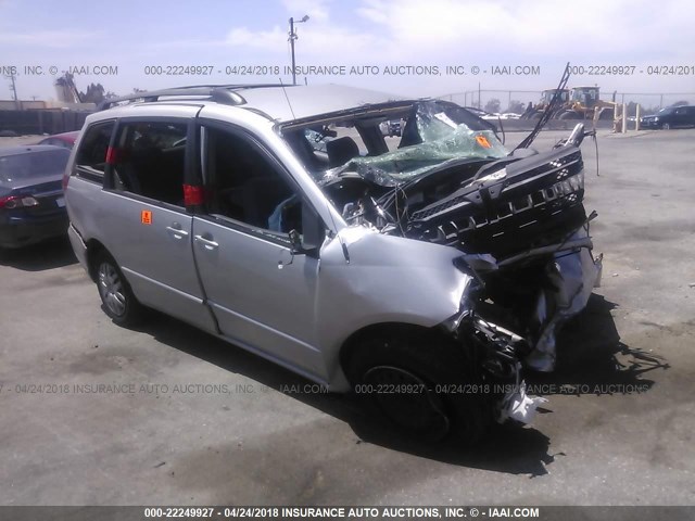 5TDZA23C54S120398 - 2004 TOYOTA SIENNA CE/LE SILVER photo 1