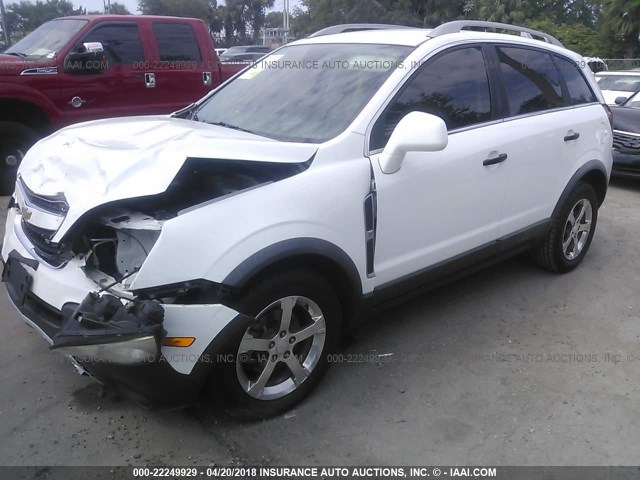 3GNAL2EK2CS570300 - 2012 CHEVROLET CAPTIVA SPORT/LS WHITE photo 2