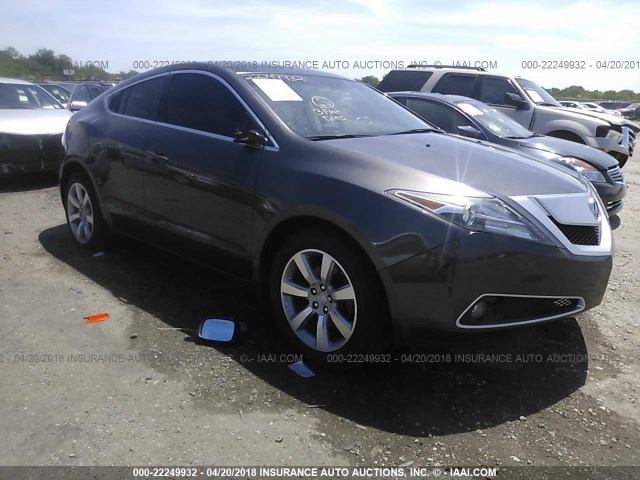2HNYB1H49CH500999 - 2012 ACURA ZDX TECHNOLOGY ნაცრისფერი ფოტო 1