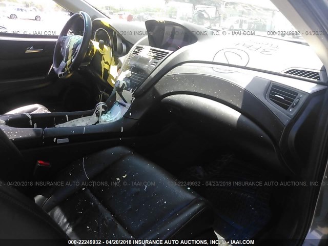 2HNYB1H49CH500999 - 2012 ACURA ZDX TECHNOLOGY GRAY photo 5