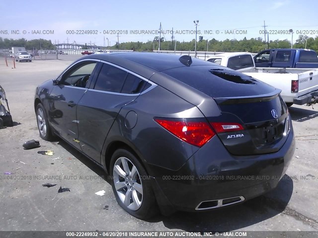 2HNYB1H49CH500999 - 2012 ACURA ZDX TECHNOLOGY ნაცრისფერი ფოტო 6