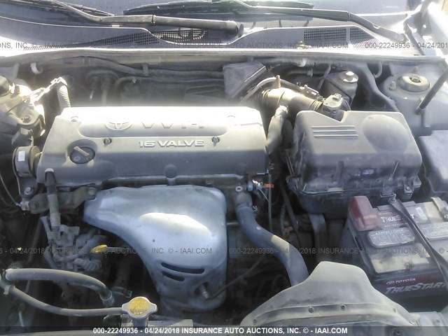 4T1BE32K35U512387 - 2005 TOYOTA CAMRY LE/XLE/SE ვერცხლისფერი ფოტო 10