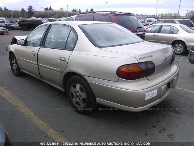 1G1NE52J13M674321 - 2003 CHEVROLET MALIBU LS თაფლისფერი ფოტო 3
