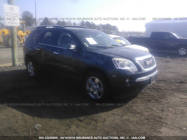 1GKEV33748J255620 - 2008 GMC ACADIA SLT-2 BLACK photo 1