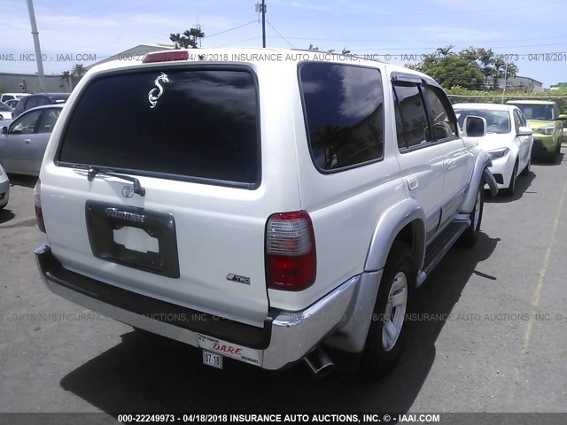 JT3GN87R1W0066573 - 1998 TOYOTA 4RUNNER LIMITED WHITE photo 4