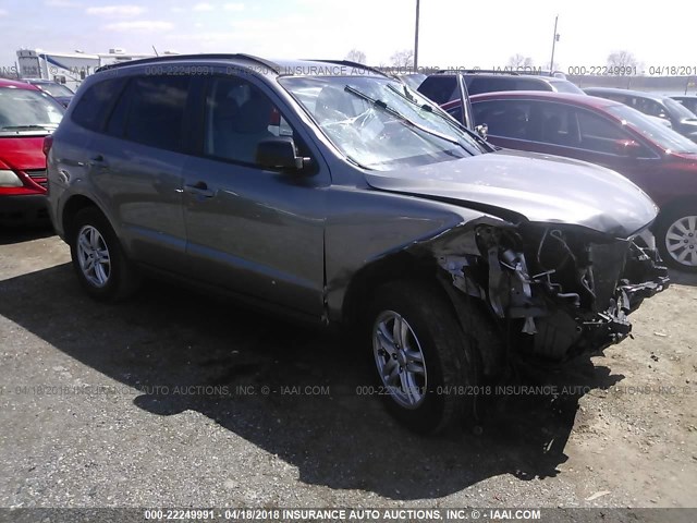 5XYZGDAB7CG151605 - 2012 HYUNDAI SANTA FE GLS GRAY photo 1