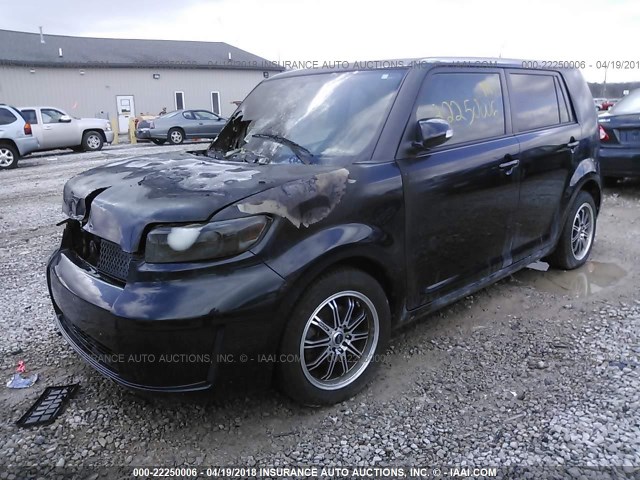 JTLZE4FE1A1115774 - 2010 TOYOTA SCION XB შავი ფოტო 2