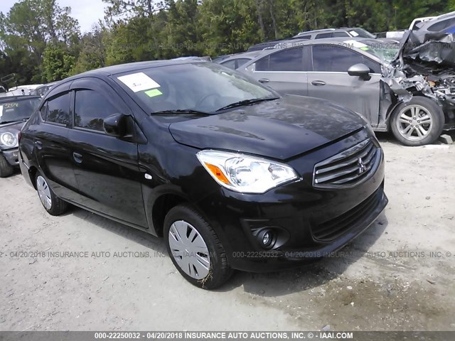 ML32F3FJ9HHF13842 - 2017 MITSUBISHI MIRAGE G4 ES შავი ფოტო 1