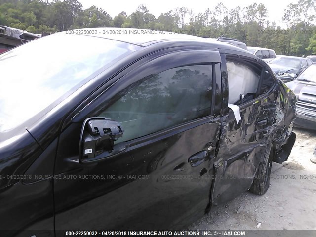 ML32F3FJ9HHF13842 - 2017 MITSUBISHI MIRAGE G4 ES შავი ფოტო 6