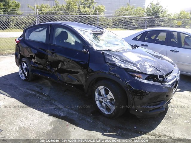 3CZRU5H32GM743011 - 2016 HONDA HR-V LX BLACK photo 1