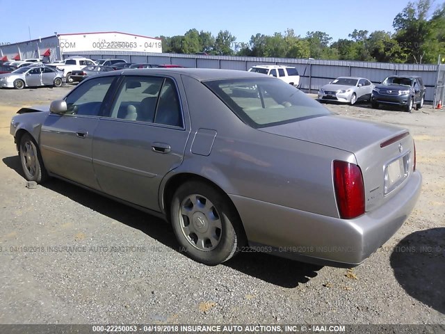 1G6KD54YX3U233586 - 2003 CADILLAC DEVILLE BEIGE photo 3