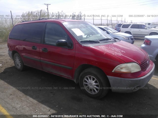 2FMZA51491BB20989 - 2001 FORD WINDSTAR LX RED photo 1