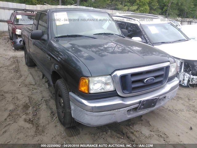 1FTYR14U95PA88508 - 2005 FORD RANGER SUPER CAB GREEN photo 1