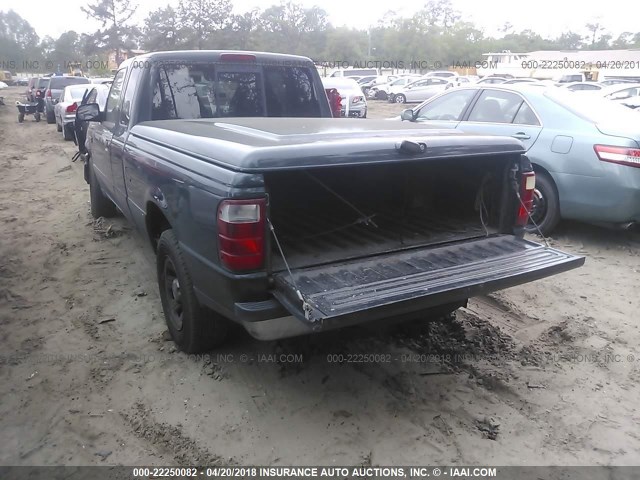 1FTYR14U95PA88508 - 2005 FORD RANGER SUPER CAB GREEN photo 3