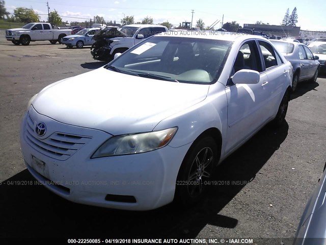 4T1BK46K97U554736 - 2007 TOYOTA CAMRY NEW GENERAT LE/XLE/SE WHITE photo 2