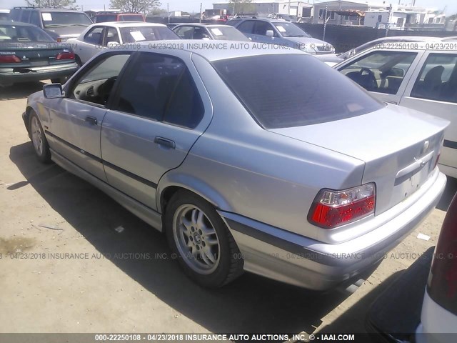 WBACD3321VAV19699 - 1997 BMW 328 I SILVER photo 3