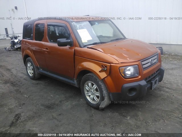 5J6YH28758L005322 - 2008 HONDA ELEMENT EX ORANGE photo 1