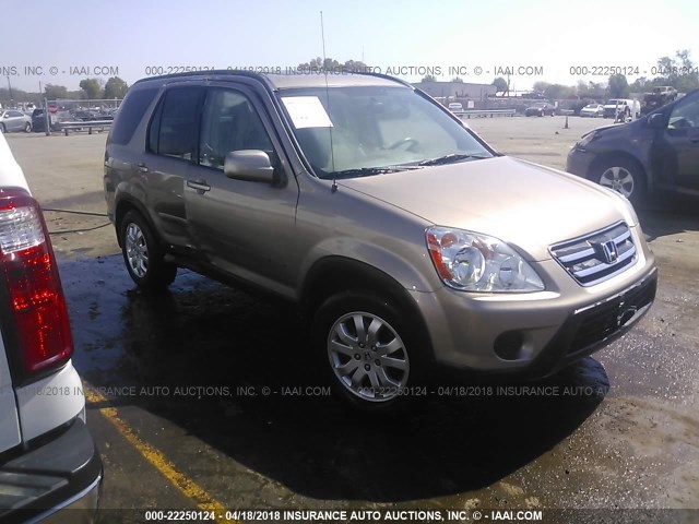 SHSRD78916U425222 - 2006 HONDA CR-V SE/EX GOLD photo 1