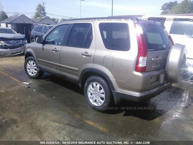 SHSRD78916U425222 - 2006 HONDA CR-V SE/EX GOLD photo 3