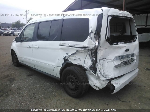 NM0GE9F73F1194256 - 2015 FORD TRANSIT CONNECT XLT WHITE photo 3