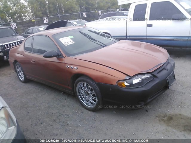 2G1WW12E459257935 - 2005 CHEVROLET MONTE CARLO LS 橙色 照片 1