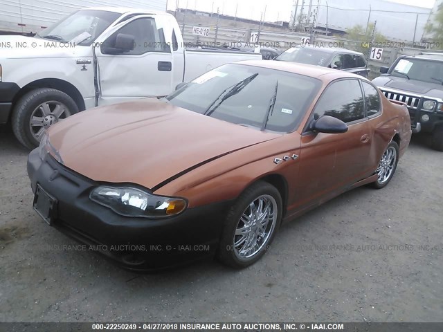 2G1WW12E459257935 - 2005 CHEVROLET MONTE CARLO LS 橙色 照片 2