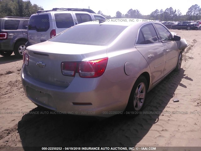 1G11B5SL0FF245625 - 2015 CHEVROLET MALIBU LS 棕色 照片 4