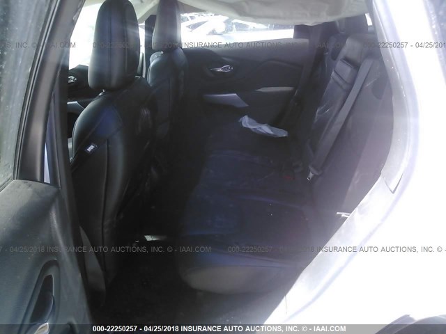 1C4PJMBX1JD599224 - 2018 JEEP CHEROKEE TRAILHAWK WHITE photo 8